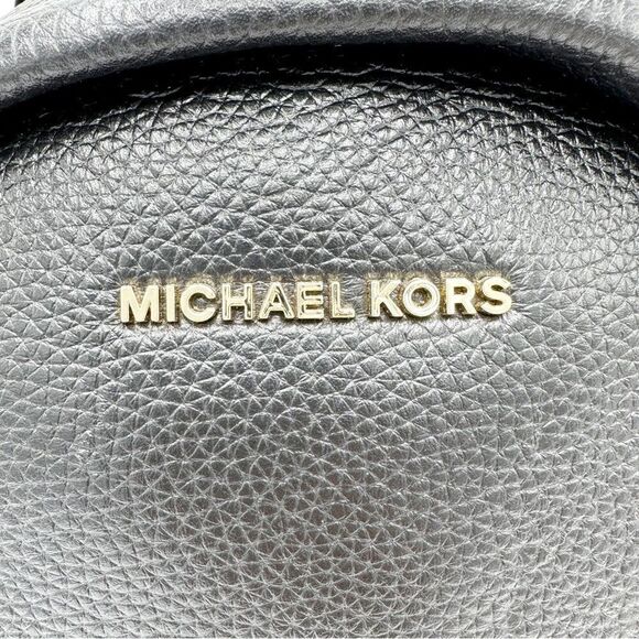 Michael Kors Erin‎ Medium Leather Backpack Black Pebbled Leather - Picture 5 of 13